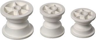 SeaTec hjul til ankerrulle, 54x62 mm, set fra siden