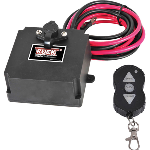 Trådløs fjernbetjening fra Rock til trailerspil, set forfra