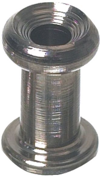 Krom kalecheknap fra SeaTec, højde 16,5 mm, pakket i 10 stk.