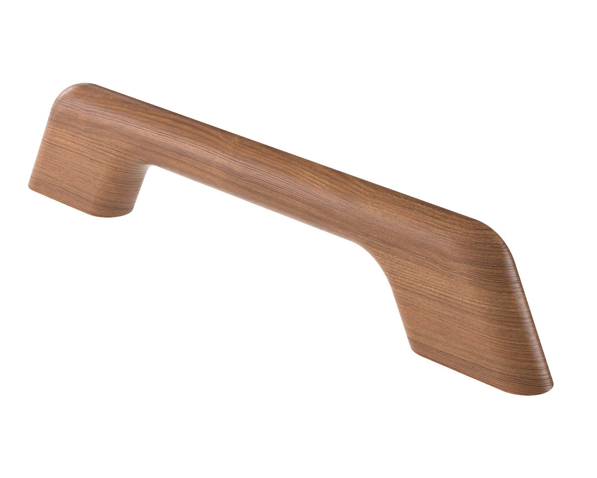 Roca griberække teak set fra siden, elegant design til bådinteriør