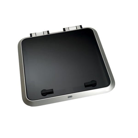 Gebo Flushline skylight 420x420mm, monteret på bådtag