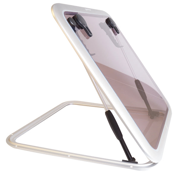 1852 marine luge i elokseret aluminium set forfra