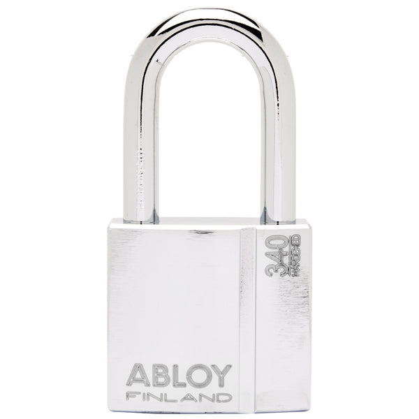 Abloy hængelås PL340/50 set fra siden, klar til brug på båden.