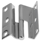 Roca dørhængsel 35x55mm set forfra, højre RF med messingfinish