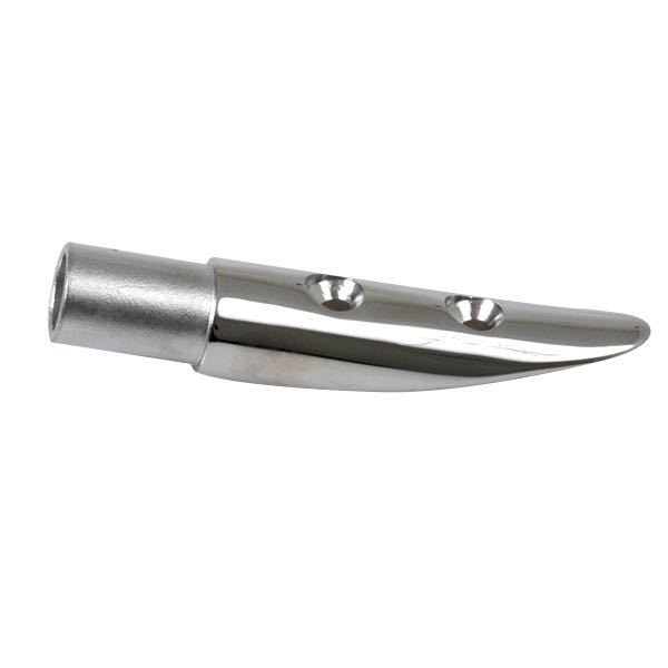 Bundbeslag RF fra SeaTec i stål, Ø22mm, set fra siden.