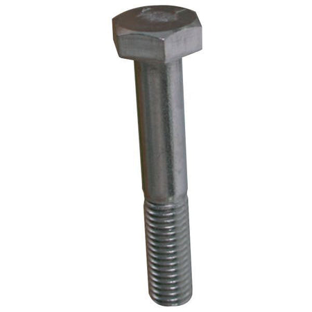 Marifix Bolt 10 x 60mm A4 DIN 931 set fra siden med skinnende overflade