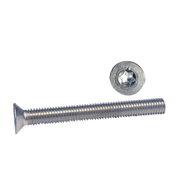 1852 maskinskrue med Torx hoved, 5 x 25 mm, i rustfrit stål A4.