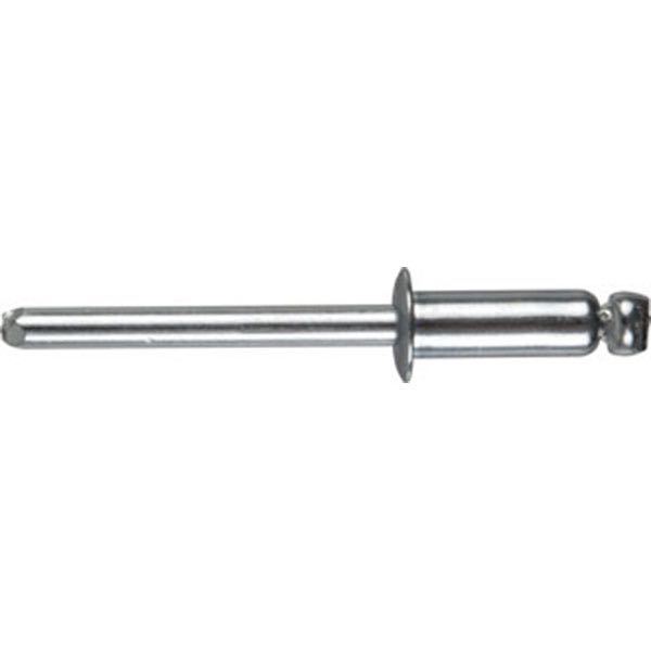 Popnitte fra Marifix i A4 rustfrit stål, set i naturlig størrelse.