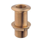 Guidi 1/2" gennemføring i messing vist fra siden