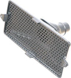 SeaTec lodret rustfri fitting, 150 x 70 mm, Ø25 mm, monteret på båd