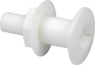 TMC PVC gennemføring 1 1/2" set fra siden med studs