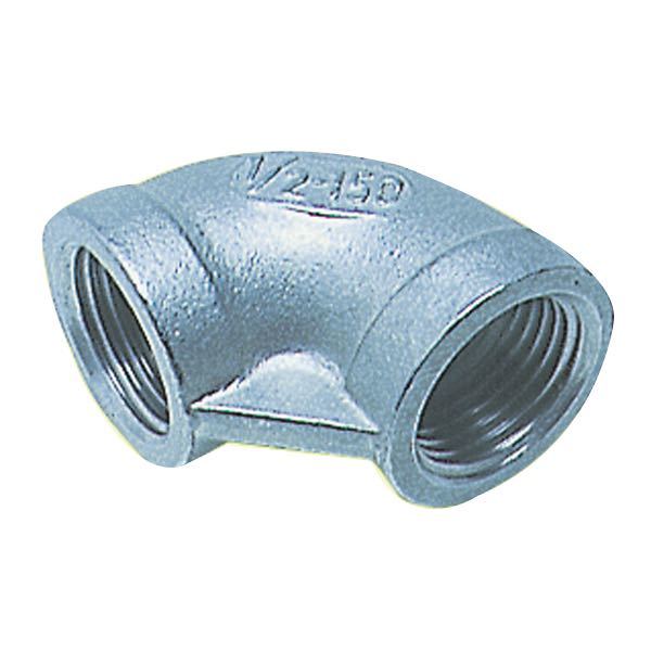 Bøjning 90° ind/ind fra 1852, rustfri fitting til bådudstyr.