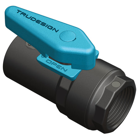 Trudesign kuglehane compact 3/4" set forfra med blank overflade