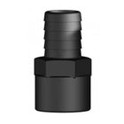 Trudesign slangestuds hun i komposit, sort, 32 mm diameter.