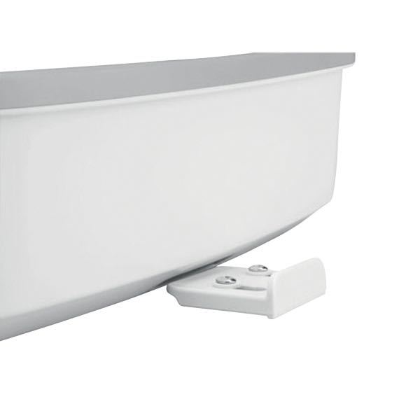 Thetford monteringsbeslag til gulv til Porta Potti 165, 335 og 365, set fra siden.