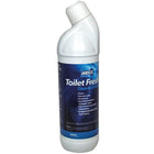 Jabsco toilet fresh clean 1 liter flasken med etikette på hvid baggrund