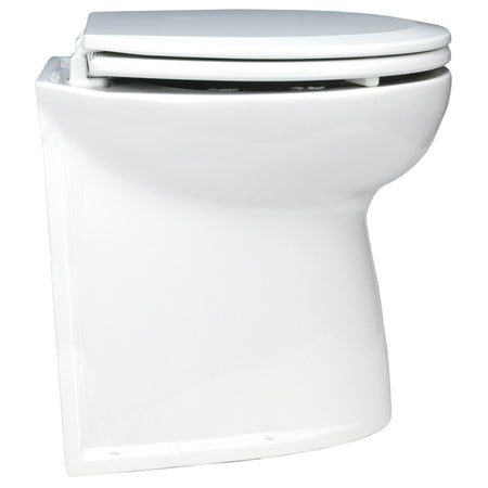 Jabsco 17" 24V el-toilet med soft close funktion, set forfra