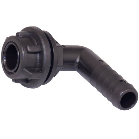 SeaTec slangestuds 3/8" x 12mm i 90 graders vinkel, klart billede af produktet.