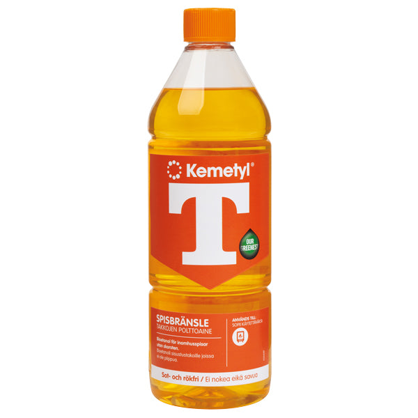 Kemetyl indendørs brændsel i en 1 liters container