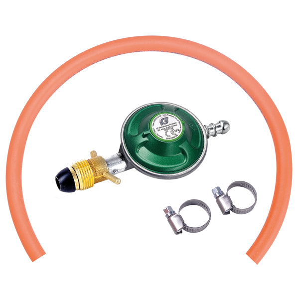 IGT gasregulator med manometer, perfekt til bådudstyr.