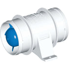 Rule motorrums ventilator set fra siden, designet til 12V installation.