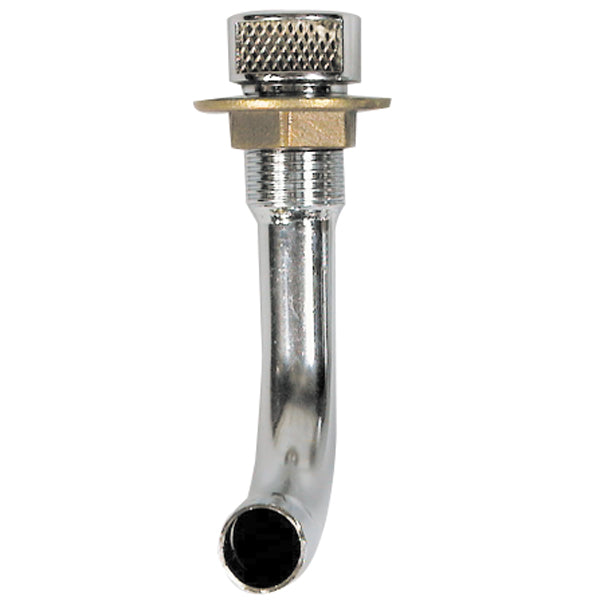 Foresti tankudluft i forkromet messing, 90 grader, til 16mm slange