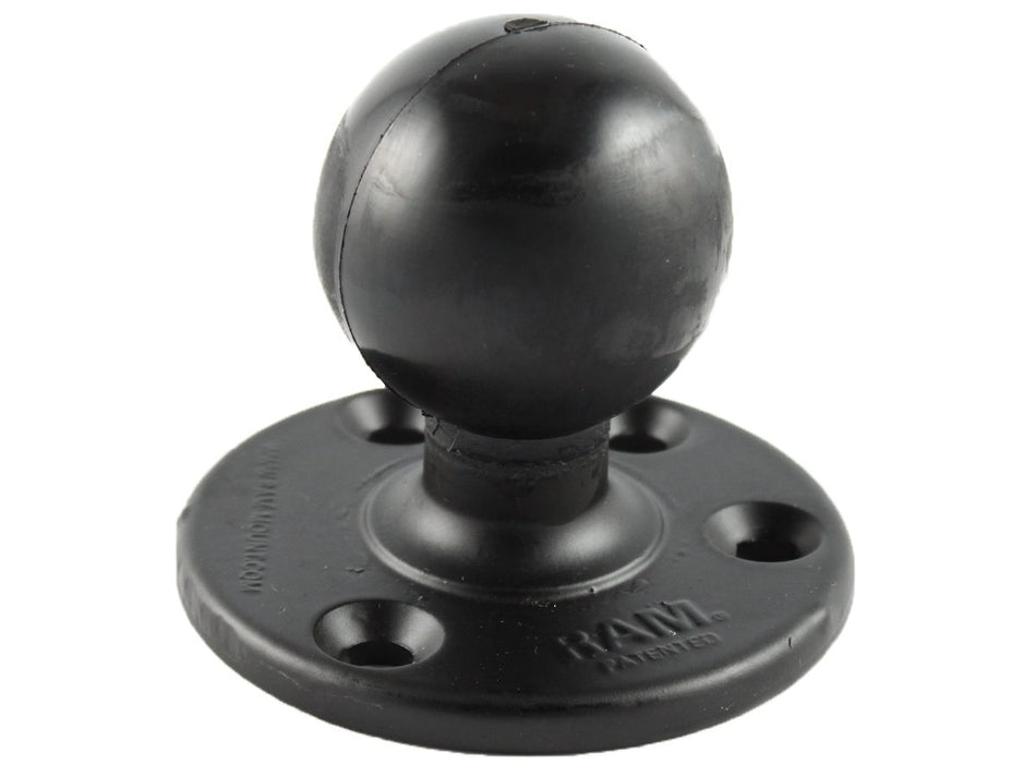 Ram Mounts Base rund str. D ram-d-202u 2,25", vist fra siden med monteringshul