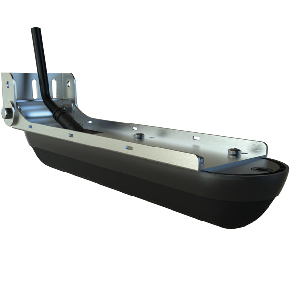 Navico Hæktransducer Active Imaging 2-i-1 i detaljevisning, viser kabler og monteringsmuligheder