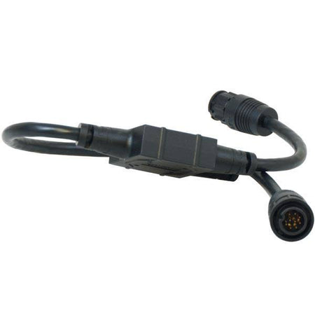 Adapter fra Navico til StructureScan transducer, set fra siden.