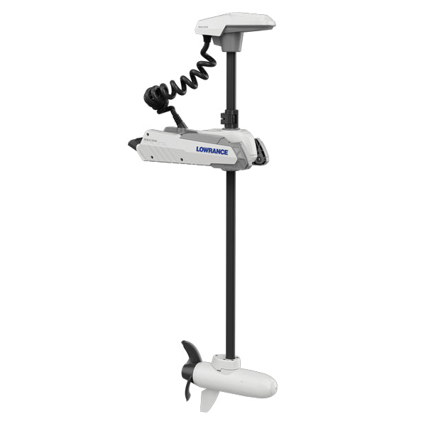Lowrance RECON saltvand 72” trolling motor set fra siden