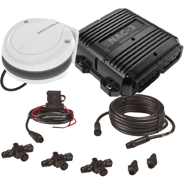 Simrad Nac-3 autopilot computer core pack set på et skibsdæk