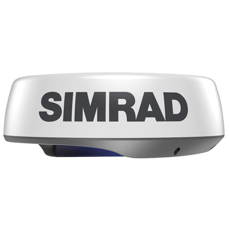 Simrad Halo24 radar set forfra med 10m kabel til bådinstallation.