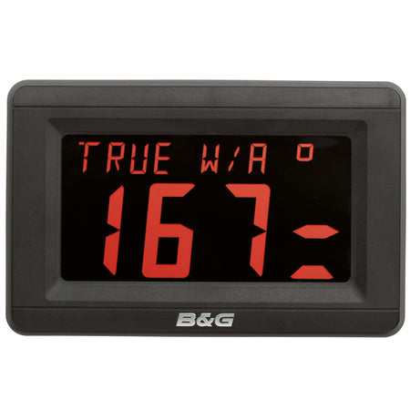 B&G 10/10 hv skærm monteret på båd, tydelig visning af navigationsdata