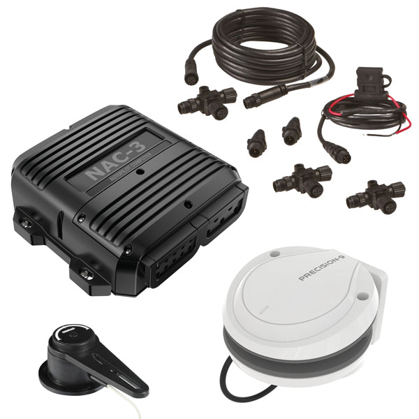 B&G Triton2 pilotpakke nac-3 12 V set fra siden med kabler