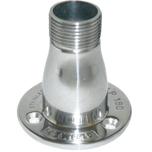 Glomex PRM180 antenneholder med 1" gevind, set fra siden