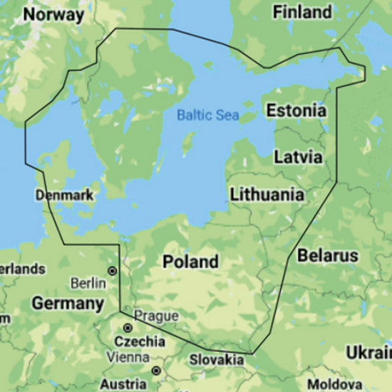 C-Map Y299 Reveal kort til Lowrance og Simrad bådmontering