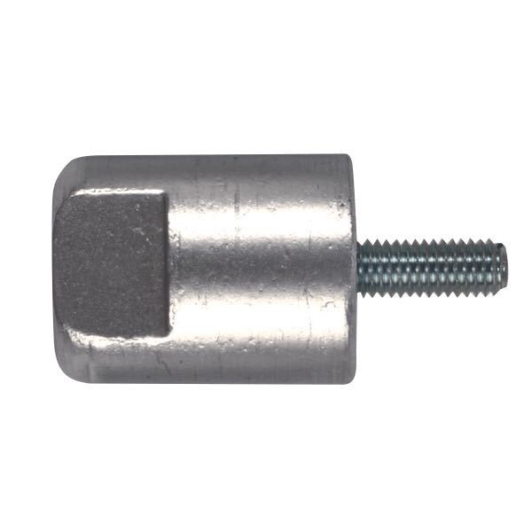 Tecnoseal Yanmar motorzink set fra siden, fremhæver gevind 8mm.