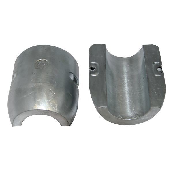 Tecnoseal zinkanode aksel 70/38mm 1 1/2" set fra siden.