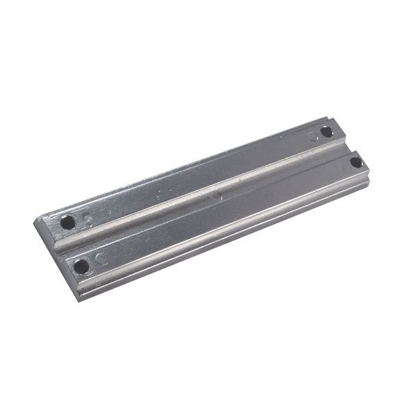 Tecnoseal zinkanode til Mercury motor, set fra fronten.