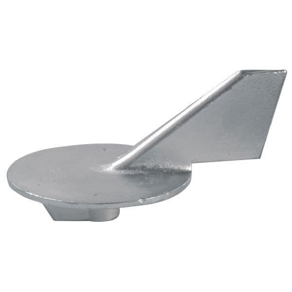 Tecnoseal zinkanode til Yamaha motor, set forfra med detaljeret design.