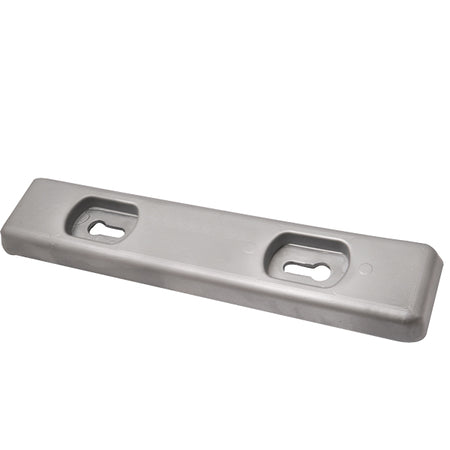 1852 zink anode set fra siden, klar til montering på Sealine 450.