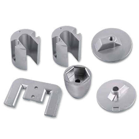 Zink kit til Mercruiser Bravo III, produktet ligger på en hvid overflade.