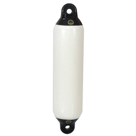 Dan-Fender yachtfender i brug ved docking, set bagfra