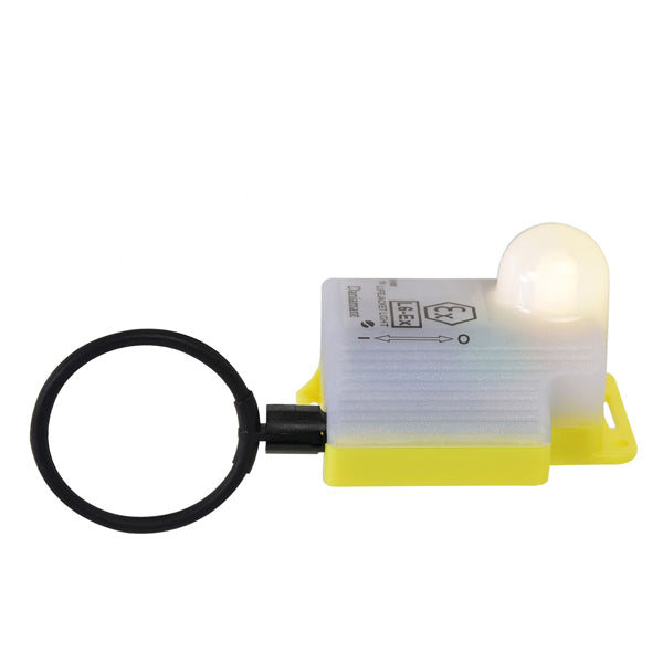SeaTec lampe til dan-buoy, der lyser op i mørket.