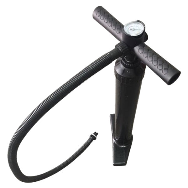 Dual Action SUP pumpe fra 1852 med manometer i nærbillede