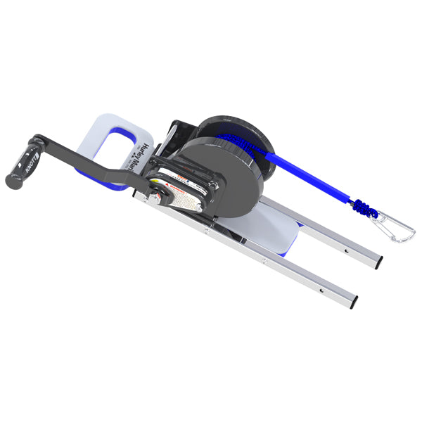 Bagfra visning af Hurley Davit H3O+ i brug