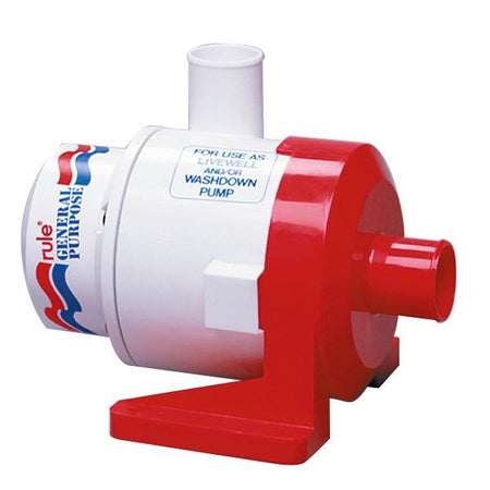 Rule spulepumpe 12V med effektivt membran-system, klar til brug.