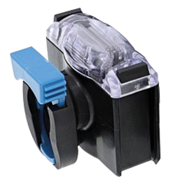 Jabsco filter Par-Max 2,3 & HD4 vist fra siden, klar til installation.