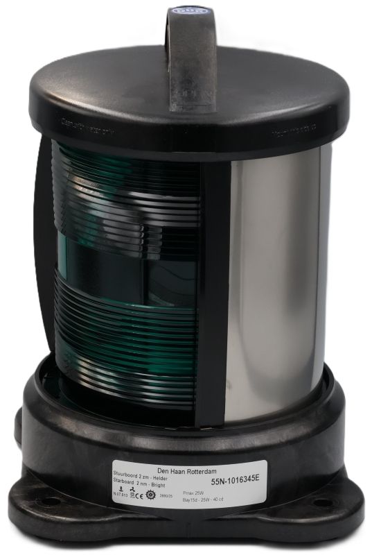 DHR, 55N starboard navigation light 2Nm 12/24V Bay15D