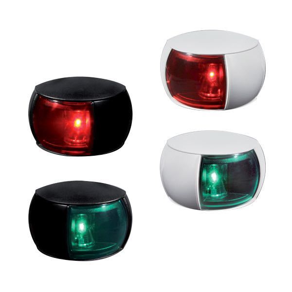 Hella LED lanterne set forfra, der lyser tydeligt.